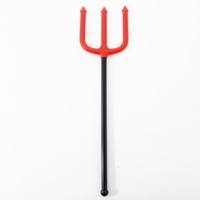 TRIDENTE PLASTICO ROJO