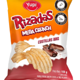 PAPA RIZADA MEGA CRUNCH COSTILLA BBQ X100 G  YUPI