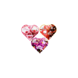 EST.60G CORAZON DE ROSAS     CALIDULCES