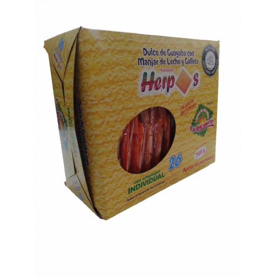 GALLETA HERPO CON MANJAR X26 UNID